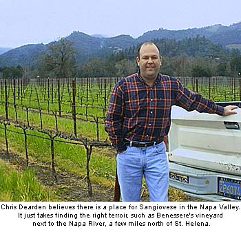 Chris Dearden at his St. Helena vineyard