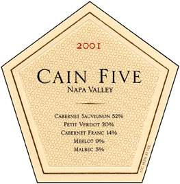 2001 Cain Five, Napa Valley
