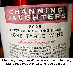 Channing Daughters Winery Rose