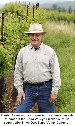 Daniel Baron sources grapes from various vineyards throughout the Napa Valley