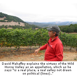 David Mahaffey explains the virtues of Wild Horse Valley