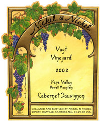 Nickel & Nickel Vogt Vineyard Cabernet Sauvignon