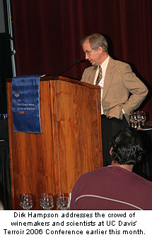 Dirk Hampson at UC Davis’ Terroir 2006