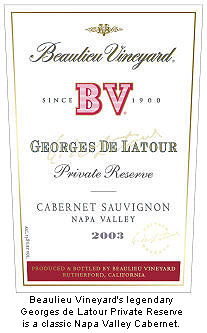 BV Georges de LaTour Cabernet is a Napa Valley Classic