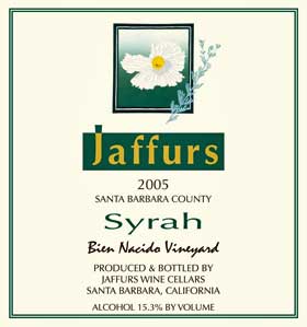 Jaffurs 2005 Syrah