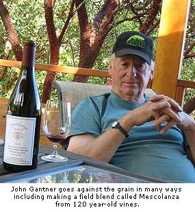 John Gantner makes wines using traditional methods