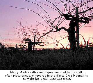 Marty Mathis relies on many tiny vineyards to produce his Small Lots Cabernet Sauvignon