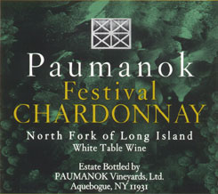 Paumanok Vineyards Festival Chardonnay, North Fork of Long Island