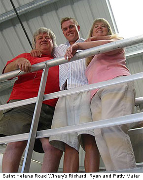 Saint Helena Road Winery’s Richard, Ryan and Patty Maier