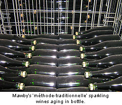 Lawrence Mawby’s traditional method sparkling wines