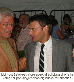 America Idol host, Ryan Seacrest