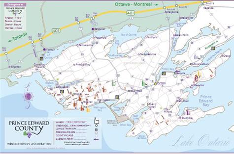 Map Of Prince Edward County Prince Edward County - Prince Edward County