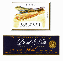 Quails’ Gate Estate Winery Pinot Noir