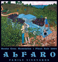 Alfaro Family Vineyards, Santa Cruz Mountains Pinot Noir