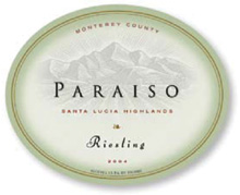 Paraiso Vineyards Riesling, Santa Lucia Highlands