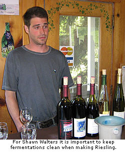 Shawn Walters explains his method of making great Riesling