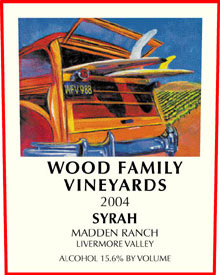 Wood Family Vineyards 2004 Madden Syrah