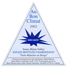 Au Bon Climat Bien Nacido Chardonnay