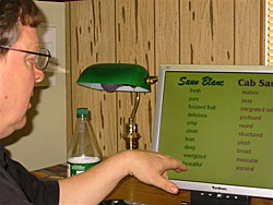 Clark Smith at laptop