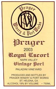 Prager Royal Escort Vintage Port 2003