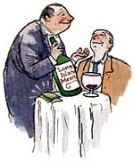 Sommelier illustration