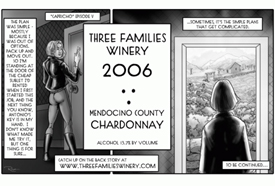 Three Families Winery 2006 Chardonnay  (Mendocino County)