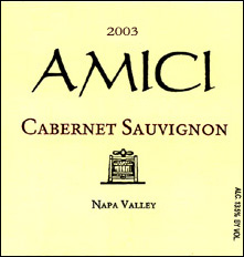 Amici Cellars 2003 Cabernet Sauvignon  (Napa Valley)