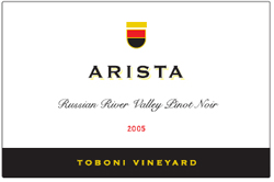 Arista Winery 2005 Pinot Noir, Toboni Vineyards (Russian River Valley)