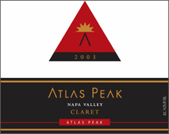 Atlas Peak Vineyards 2003 Claret