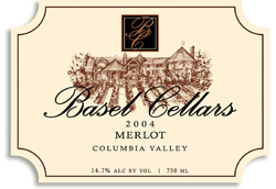 Wine:Basel Cellars Estate Winery 2004 Merlot  (Columbia Valley)