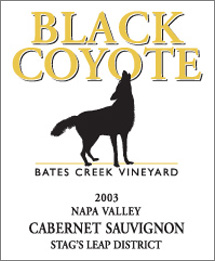 Black Coyote 2003 Cabernet Sauvignon