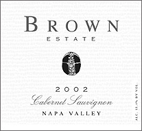 Brown Estate Winery 2002 Cabernet Sauvignon, Estate (Napa Valley)