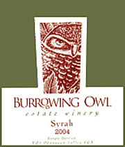 Burrowing Owl Vineyards 2004 Syrah, Estate (Okanagan Valley)