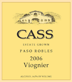 Cass Vineyard & Winery 2006 Viognier, Estate Grown (Paso Robles)