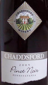 Wine:Chaddsford Winery 2005 Pinot Noir Barrel Select  (Pennsylvania)
