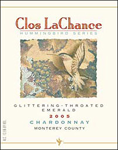 Clos LaChance Vineyard & Winery 2006 Glittering Emerald-Throated Chardonnay  (Monterey County)