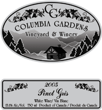 Columbia Gardens Pinot Gris