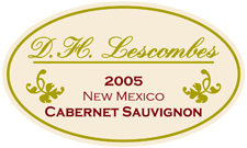 St. Clair Vineyards 2005 DH Lescombes Cabernet Sauvignon  (New Mexico)