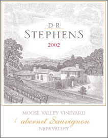 D.R. Stephens Estate 2002 Cabernet Sauvignon, Moose Valley Vineyard (Napa Valley)