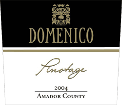 Domenico Wines 2004 Pinotage  (Amador County)