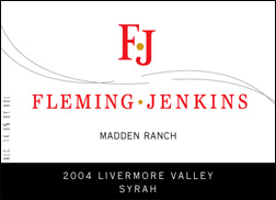 Fleming Jenkins Vineyards & Winery 2004 Syrah, Madden Ranch (Livermore Valley)