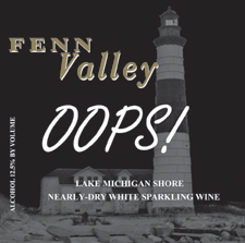 Wine:Fenn Valley Vineyards NV OOPS  (Lake Michigan Shore)