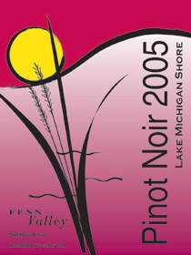 Wine:Fenn Valley Vineyards 2005 Pinot Noir  (Lake Michigan Shore)