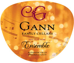 Gann Family Cellars 2005 Ensemble Rose, Estate (Alexander Valley)