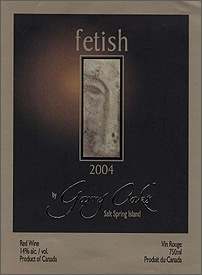 Garry Oaks Winery 2004 Fetish, Diamond Back Vineyard (Okanagan Valley)