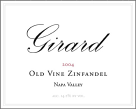 Girard 2004 Old Vine Zinfandel