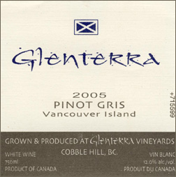 Glenterra Vineyard 2005 Pinot Gris