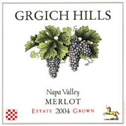 Grgich Hills Cellar 2004 Merlot  (Napa Valley)