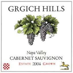 Grgich Hills Cellar 2004 Cabernet Sauvignon, Estate (Napa Valley)