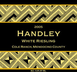 Wine:Handley Cellars 2005 Riesling  (Cole Ranch)